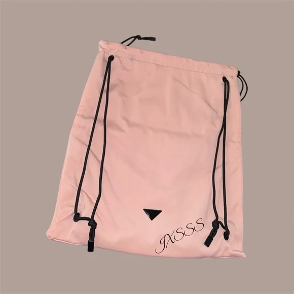 Pink-Black (Reversible) Prada Beauty Satin-Lined Drawstring  display picture 2